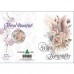 FLORAL BEAUTIES GREETING CARD Pampas Rose 2